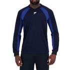 Camiseta de Goleiro Masculina Poker ML Cósmica Azul -04456