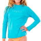 Camiseta de lycra rip curl girls golden light blue 10