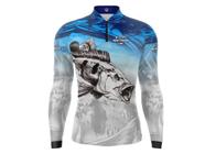 Camiseta De Pesca New Fisher Proteção Solar UV NF01 - Tucunaré