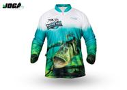 Camiseta de Pesca Proteção Solar UV 50+ Jogá - Tucunaré Azul