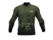 Camiseta De Pesca Proteção Solar Uv Presa Viva Camuflada 05