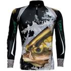 Camiseta de pesca sublimada king brasil manga longa kff304 tambaqui