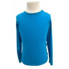 Camiseta de Proteção UPF50+ - Azul Cian