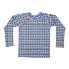Camiseta de Proteção UPF50+ - Ondas - Colab Ponky Kids e Banho Maria