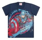 Camiseta De Super Herói Capitão América Marvel Masculina
