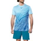 Camiseta de Tennis Masculina Mizuno Charge Shadow Graphic