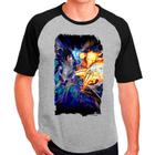 Camiseta desenho anime naruto cinza masculina02