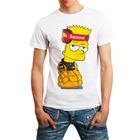 Camiseta Desenho Bart Simpsons Homer Simpsons Lançamento 04