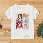 Camiseta desenho princesas da disney Unissex poliéster