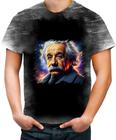 Camiseta Desgaste Albert Einstein Físico Brilhante Gênio 6