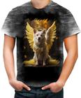 Camiseta Desgaste Anjo Canino Cão Angelical 7