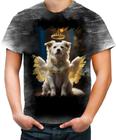 Camiseta Desgaste Anjo Canino Cão Angelical 9