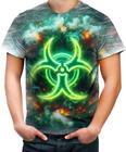 Camiseta Desgaste Biohazard Perigo Biológico Stay Away 3