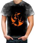 Camiseta Desgaste Bruxa Halloween Laranja 5