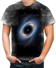 Camiseta Desgaste Buraco Negro Gravidade Espaço 2