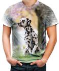 Camiseta Desgaste Cão Dálmata Famoso Lindo Dog Cachorro 1