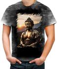 Camiseta Desgaste Estátua de Buda Iluminado Religião 13
