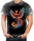 Camiseta Desgaste Fenix Phonenix Ave Mitologica Renascimento 3