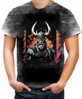 Camiseta Desgaste Guerreiro Viking Nórdico Tribo 13