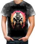 Camiseta Desgaste Guerreiro Viking Nórdico Tribo 20