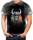 Camiseta Desgaste Guerreiro Viking Nórdico Tribo 6