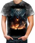 Camiseta Desgaste Leviathan Infernal Fogo 4