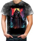 Camiseta Desgaste Lich Ancião Desenhado Magia 4