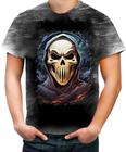 Camiseta Desgaste Máscara de Fantasma Ghost 7