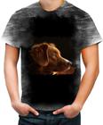 Camiseta Desgaste Olhar Canino Cão Cachorro Doguíneo 3