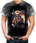 Camiseta Desgaste Palhaço Quebrada Morro Clown Slum 3