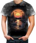 Camiseta Desgaste Pesca Esportiva Pôr do Sol Peixes 24 - Kasubeck Store