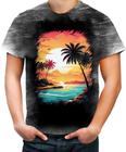 Camiseta Desgaste Praia Paradisíaca Vintage 3