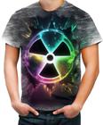 Camiseta Desgaste Radiação Radioativo Radioactive Perigo 1