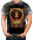 Camiseta Desgaste Rainha Africana Queen Afric 10