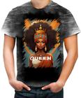 Camiseta Desgaste Rainha Africana Queen Afric 5 - Kasubeck Store