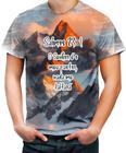 Camiseta Desgaste Salmos 23 Deus Jesus Bíblia Gospel 1