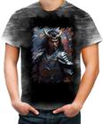 Camiseta Desgaste Samurai Espectral Trevas Japão Era Edo 4