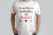 Camiseta Despedida de Solteiro Nome Personalizado Coração