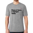 Camiseta Deus é bom o tempo todo - Foca na Moda