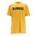 Camiseta DEWALT Brand Carrier para homens amarela tamanho M