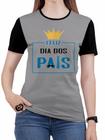 Camiseta Dia dos Pais Feminina Casal blusa Bigode