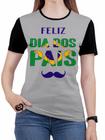 Camiseta Dia dos Pais Feminina Casal blusa Brasil