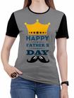 Camiseta Dia dos Pais Feminina Casal blusa Coroa