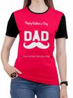 Camiseta Dia dos Pais Feminina Casal blusa Rosa