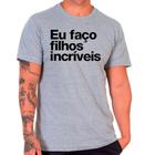 Camiseta dia dos pais papai paizão cinza masculina01