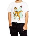 Camiseta Dinossauro de Criança Manga Longa Poliéster