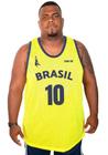 Camiseta do Brasil Basquete Plus Size Adulto