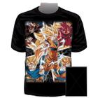 Camiseta Dragon Ball Kanji Goku x Freeza Clube Comix - Super Geek