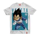 Camiseta Dragon Ball - Vegeta Cinza