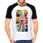 Camiseta Dragon Ball Z Goku Branca Masculina08